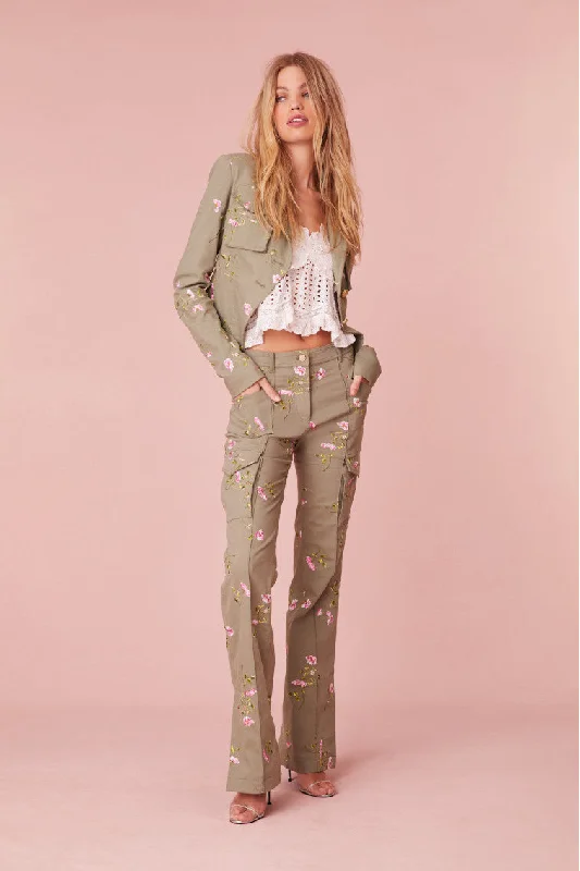 Atworth Cargo Embroidered Pant