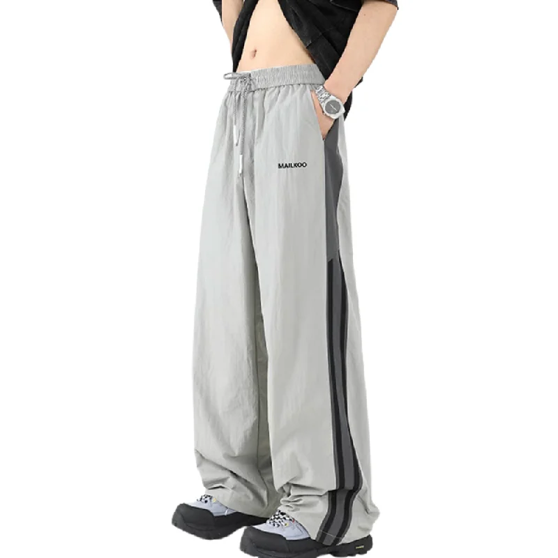 Contrast Color Quick-Drying Sweatpants