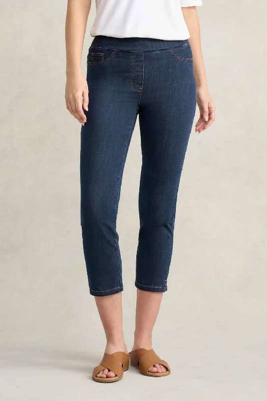 Bengajean® 3/4 Slim Leg - Mid Indigo