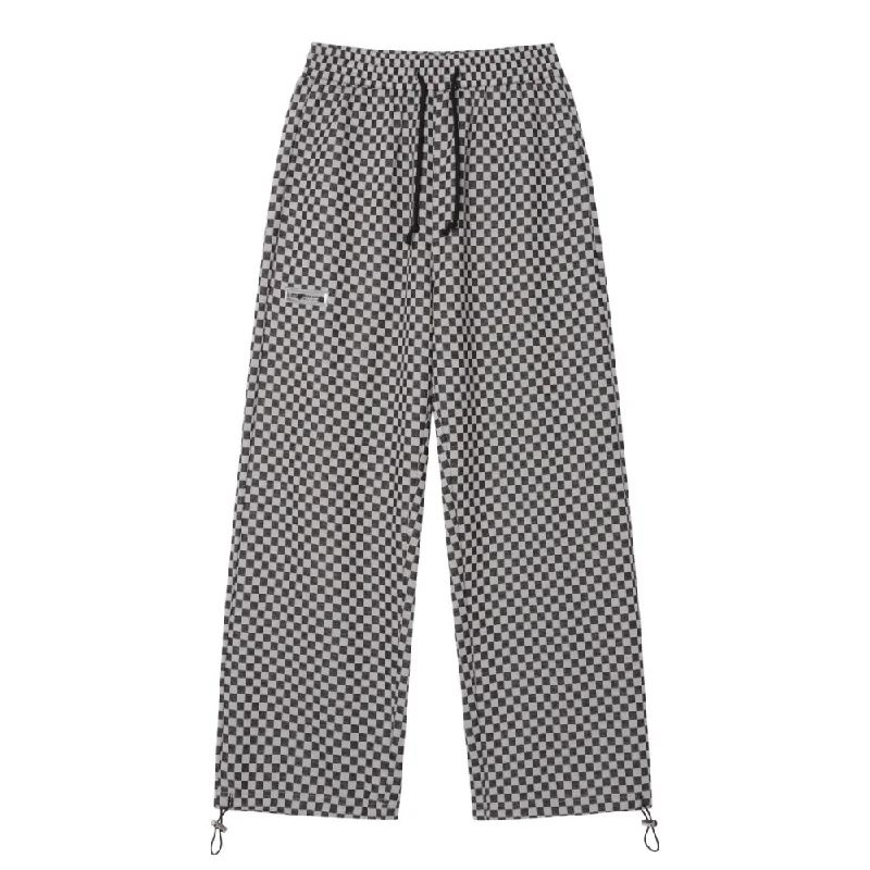 Vintage Checkerboard Jacquard Sweatpants