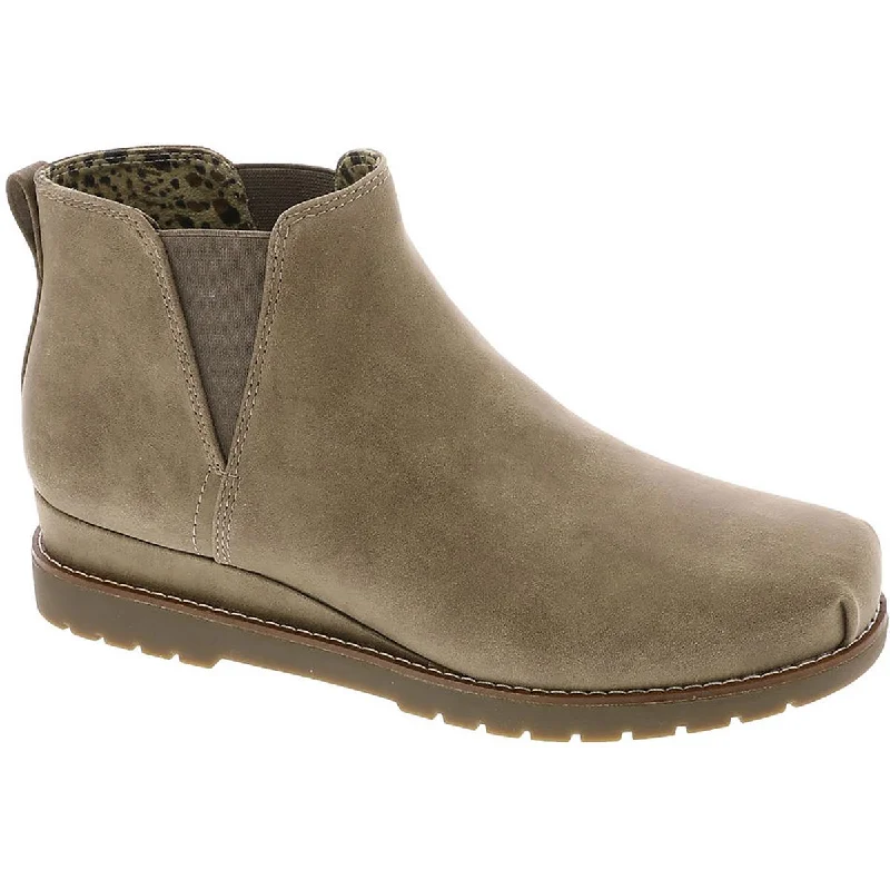 BOBS From Skechers Womens Memory Foam Chelsea Boots