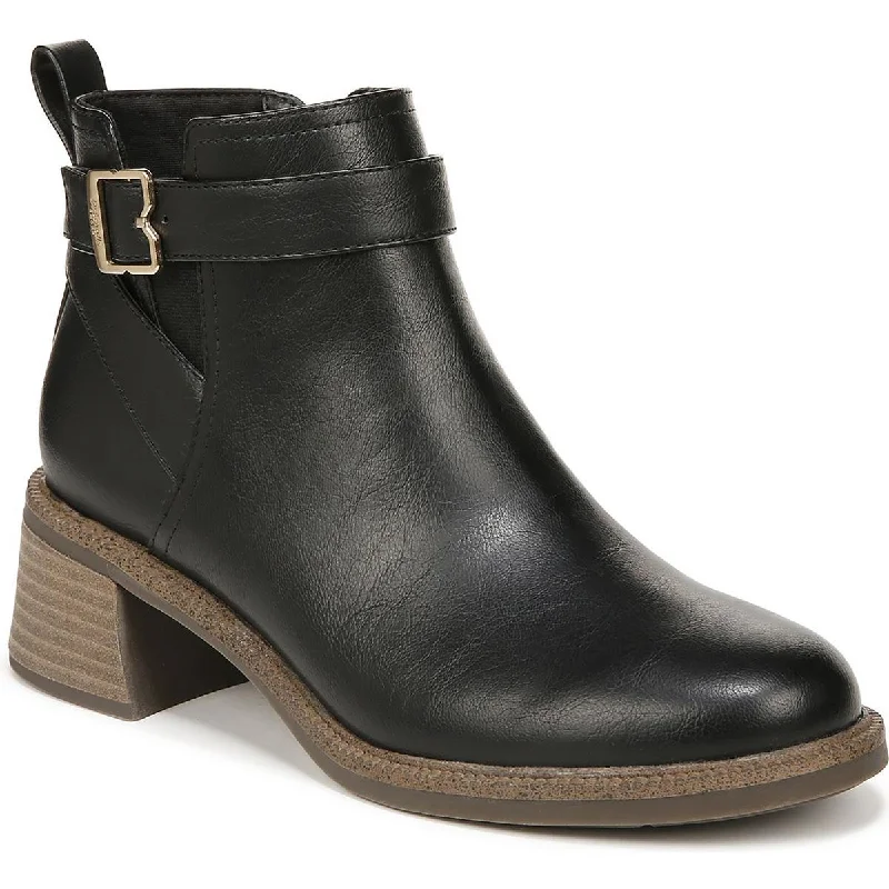 Dr. Scholl's Shoes Womens Retrospect Zipper Ankle Booties