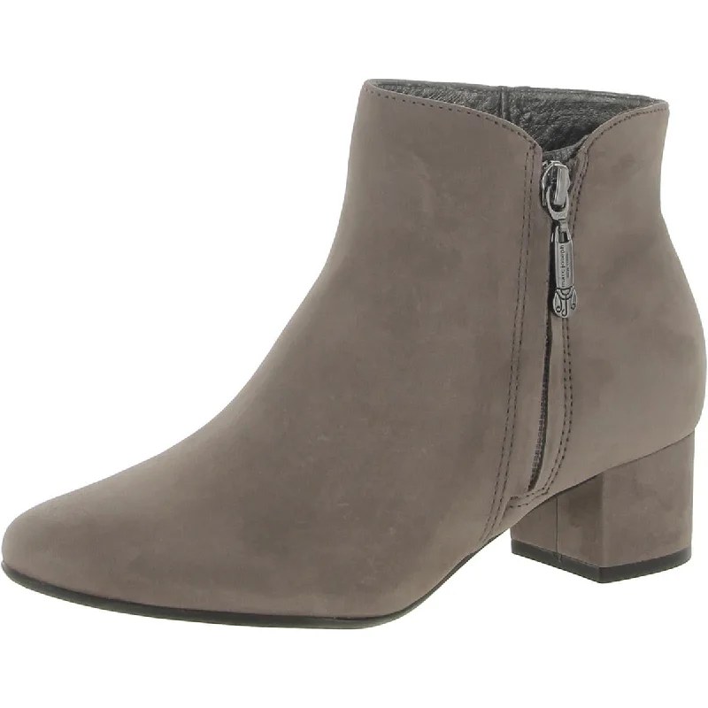 Marc Joseph Womens Spruce Leather Ankle Booties