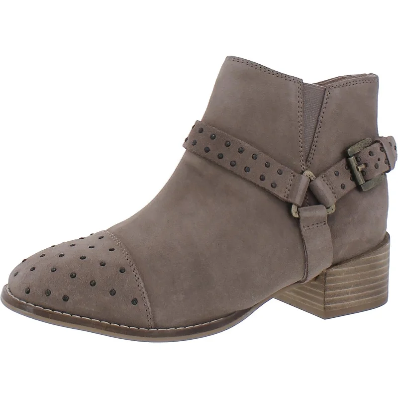 Seychelles Womens VIP Leather Studded Ankle Boots