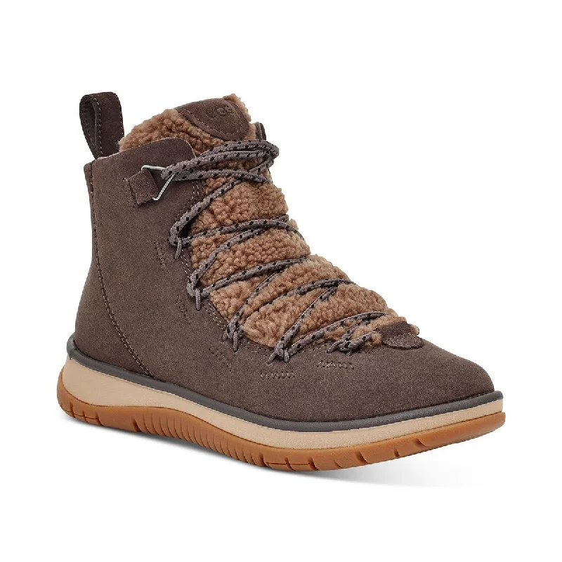 Ugg Womens Lakesider Heritage Mid Suede Lace-Up Ankle Boots