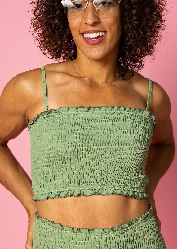 Meadow Green | Bandeau Top