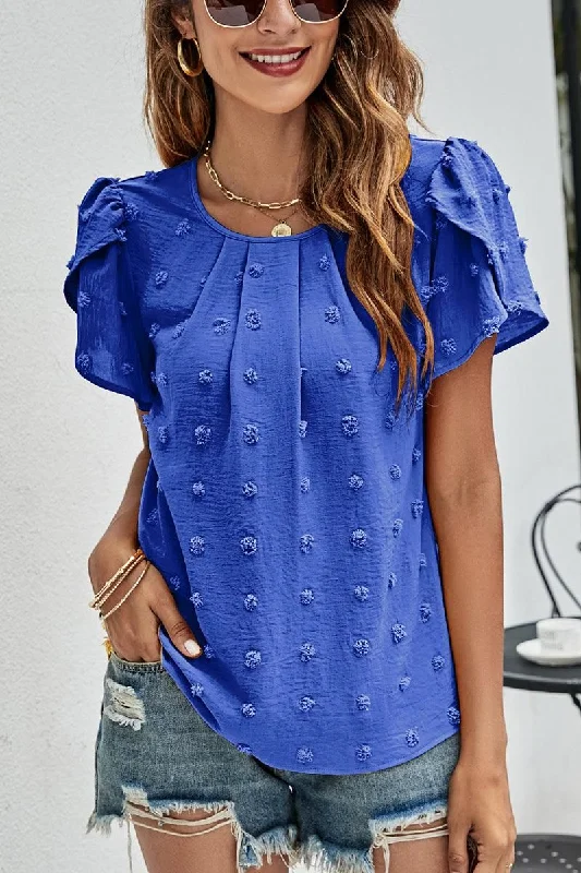 PUFF SLEEVE CASUAL TOP